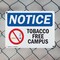 Signmission Tobacco Free Campus OSHA Notice Sign, Plastic, 10in W x 7in L, 2PK OS-2PACK-NS-P-710-L-16731 - alternate 7